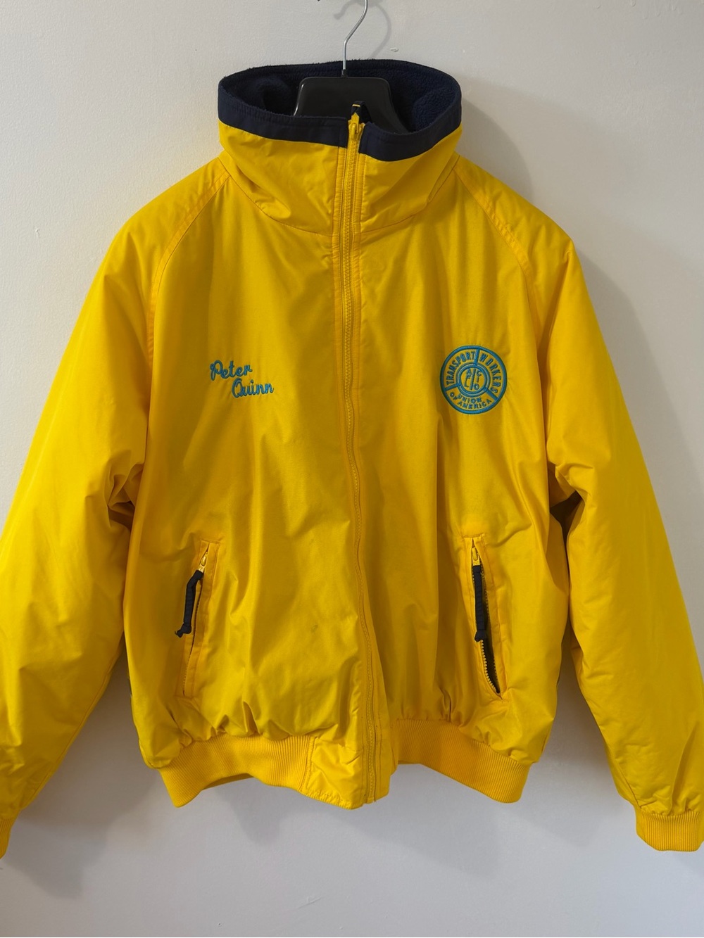 Vintage Tri Mountain NYC Transport Workers Union Jacket XL We Move New York